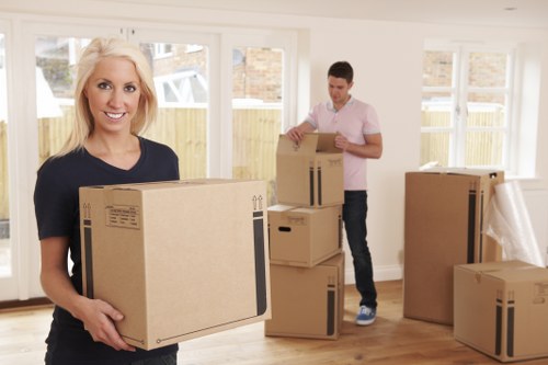 Local removals team helping with a home move in Bethnalgreen