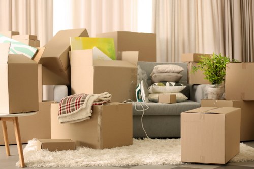 Careful box labelling and fragile item protection during packing